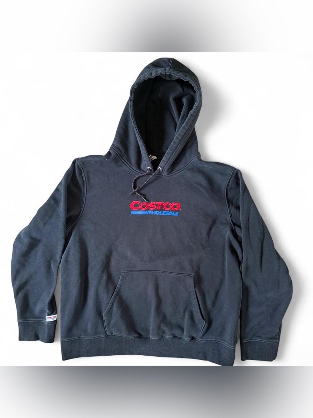 Kirkland Signature Costco Wholesale Embroidered Logo Black Hoodie